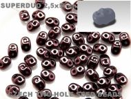 SD-23980/15726 Lila Metallic SuperDuo Beads