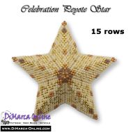 Tutorial 15 rows - Celebration 3D Peyote Star + Basic Tutorial (download link per e-mail)