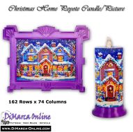 Tutorial Christmas Home Peyote Candle/Picture incl. Basic Tutorial (download link per e-mail)