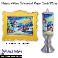 Tutorial Christmas Winter Wonderland Peyote Candle/Picture incl. Basic Tutorial (download link per e-mail)