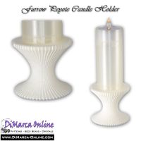 3D Peyote Candle Holder Furrow