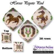 Tutorial 28 rows - Horses 3D Peyote Pod + Basic Tutorial (download link per e-mail)