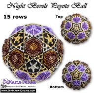 Tutorial 15 rows - Night Bevels Peyote Ball incl. Basic Tutorial (download link per e-mail)