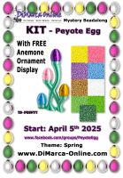 * Peyote Egg Beadalong Kit * April 2025 - Spring Peyote Eggs 4 x - with FREE Ornament Display