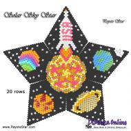 Tutorial 20 rows - Solar Sky 3D Peyote Star + Basic Tutorial Little 3D Peyote Star (download link per e-mail)