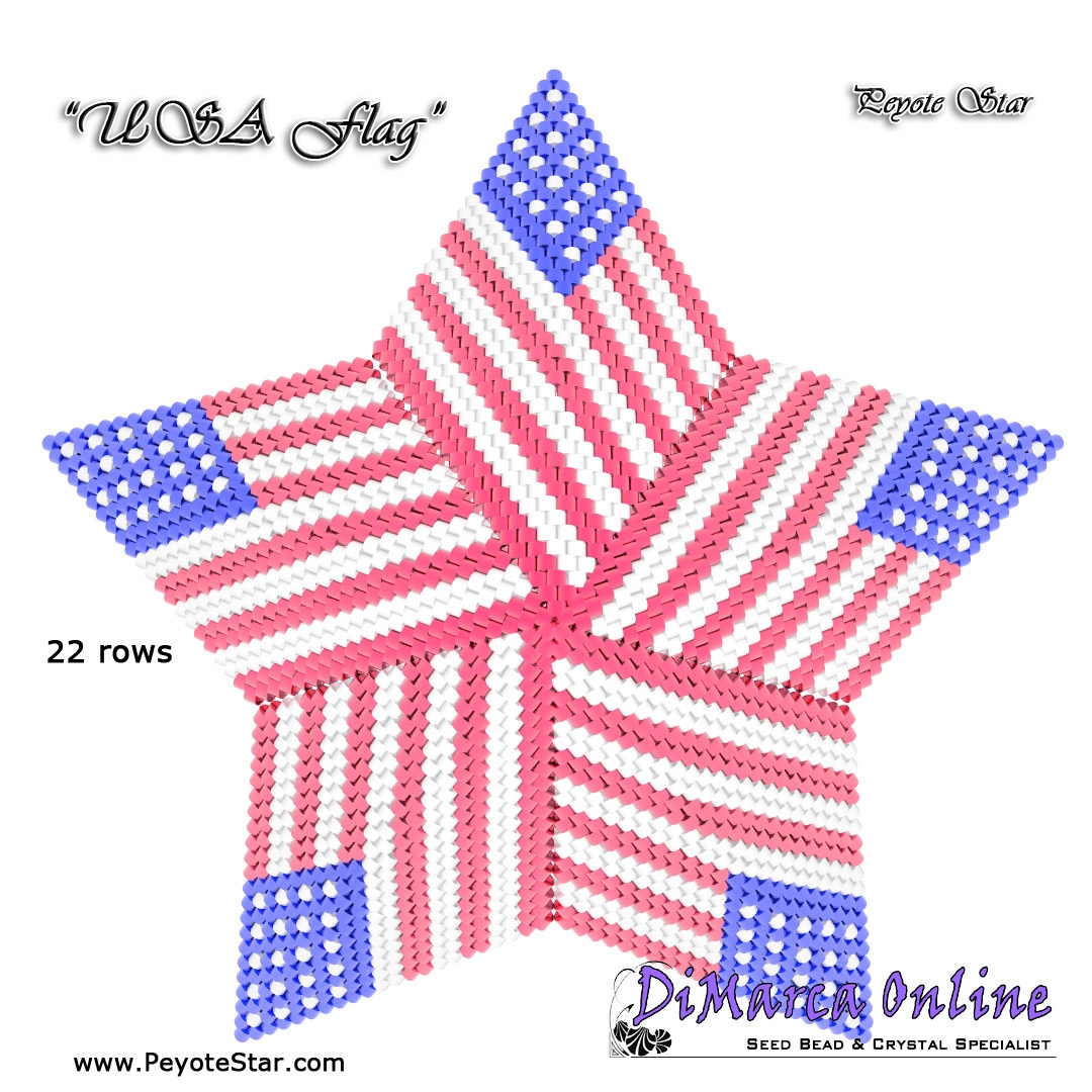 seed bead flag patterns