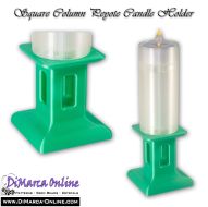 3D Peyote Candle Holder Square Column