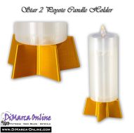 3D Peyote Candle Holder Star 2