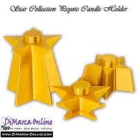 3D Peyote Candle Holder Star Collection (3 x)